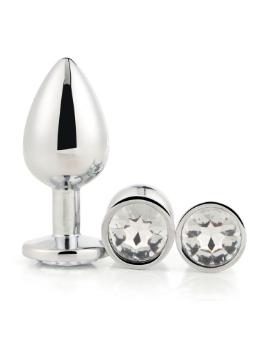 Plug Anal Dream Toys Gleaming Love Argenté