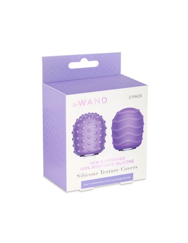 Vibromasseur Vague en Silicone Alourdi Petite Silicone Texture Covers Le Wand Petite