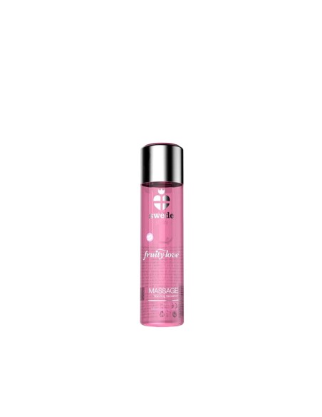 Huile de massage érotique Swede 60 ml Vin Mousseux à la Fraise Effet chaleur