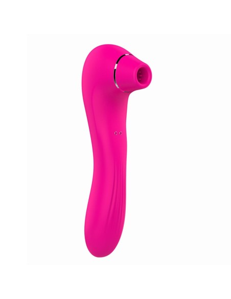 Distributeur vibromasseur 2  en 1 avec partie stimulation clitoridienne et partie vibration gode