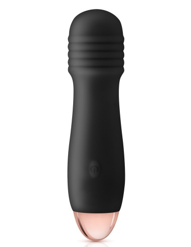 Sextoys  : vibromasseur noir USB tête striée