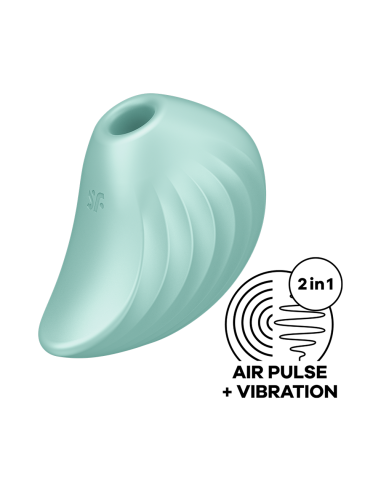 Stimulateur de clitoris vert USB Pearl Diver de chez Satisfyer