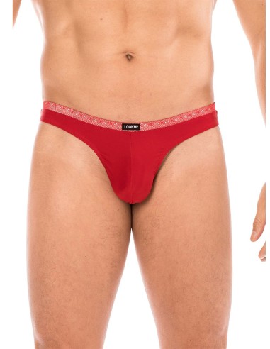 String  rouge, Homme de la collection LOOKME, un autre regard sur l'homme, spécialiste en string, boxer et T-shirt pour homme.