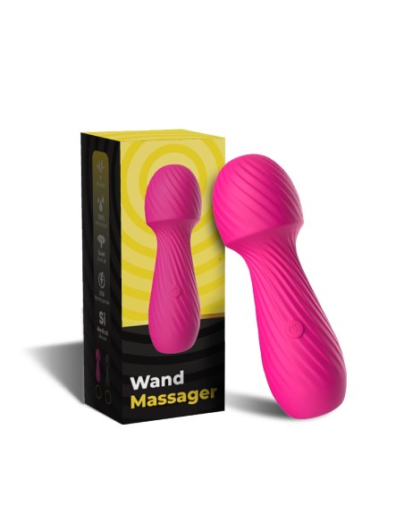 Distributeur de vibromasseur de massage rose en  avec 9 modes de vibrations, marque Dreamy Toys