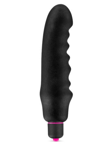 Vibromasseur masseur noir waterproof silicone