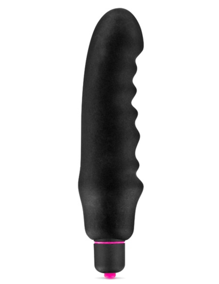 Vibromasseur masseur noir waterproof silicone