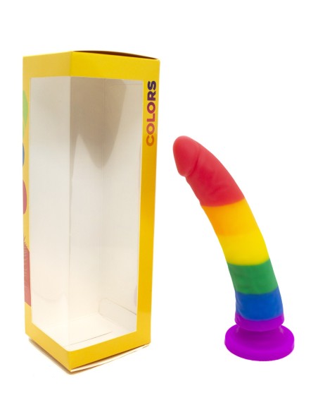 Grossiste  gode ventouse multicolore pride