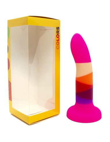 Grossiste  gode ventouse multicolore rose