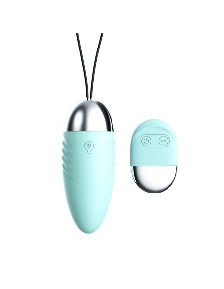 Oeuf vibrant turquoise à piles avec télécommande de chez votre distributeur en Dropshipping Dreamy Toys