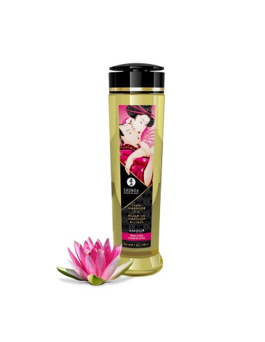 Huile massante aphrodisiaque coeur de lotus