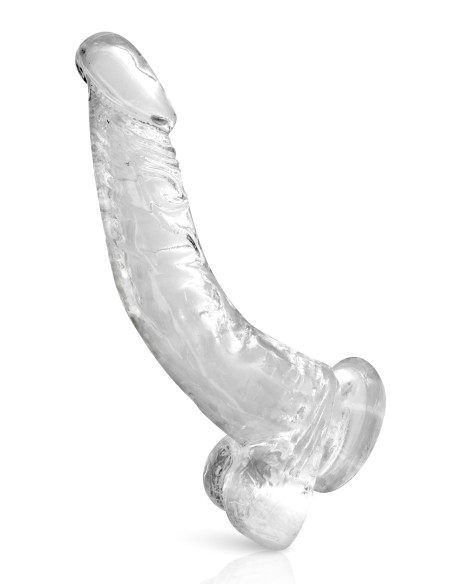 Sextoys : gode courbe jelly transparent 22cm