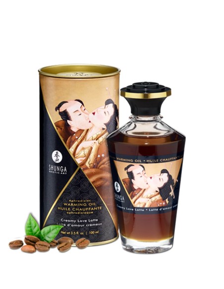 Shunga huile crémeuse de massage chauffante comestible