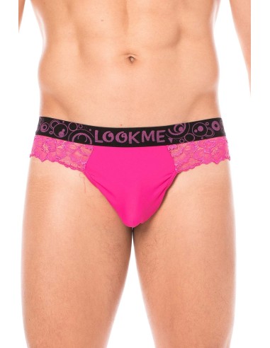 String magenta dentelle douce et délicate pour homme