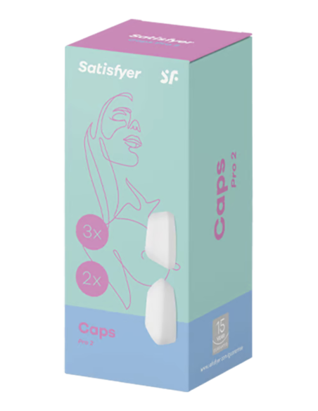 Capuchons interchangeables x5 pour Satisfyer Pro2 - CC597868