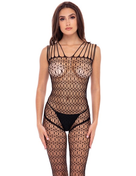 Bodystocking en résile noire de la marque Music Leg