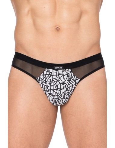 LOOKME, lingerie pour homme du basic ou très sexy, string imprimé graffitis