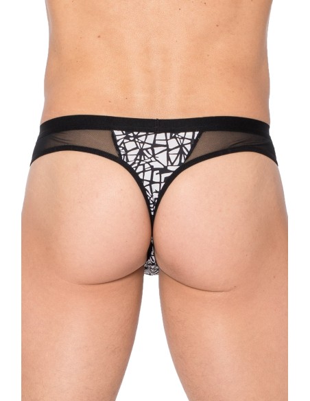 LOOKME, lingerie pour homme du basic ou très sexy, string imprimé graffitis