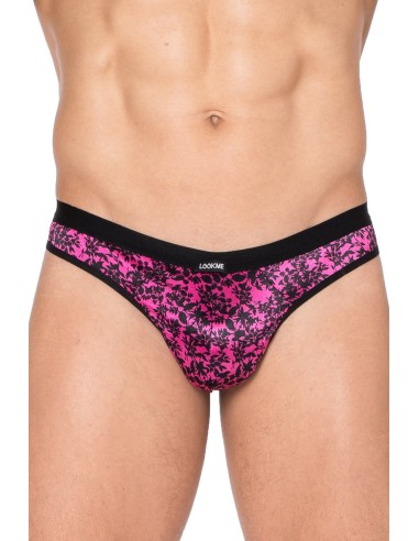 LOOKME, lingerie pour homme du basic ou très sexy, string noir et rose